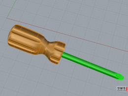 螺丝刀模型