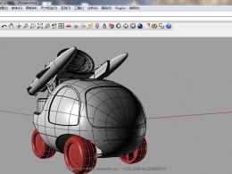 玩具导弹发射车带渲染图